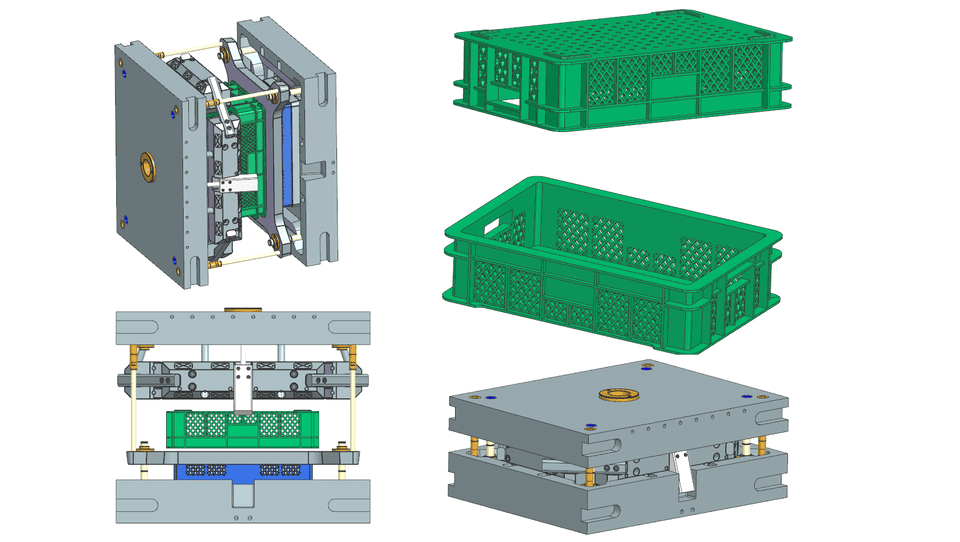 Khuôn khay nhựa công nghiệp