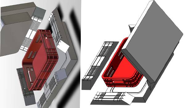 Khuôn khay rổ công nghiệp